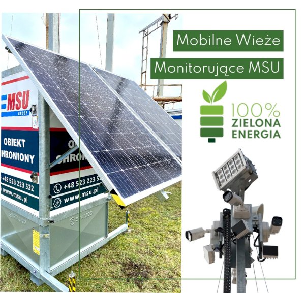 W pełni ekologiczna wieża monitorująca MSU.